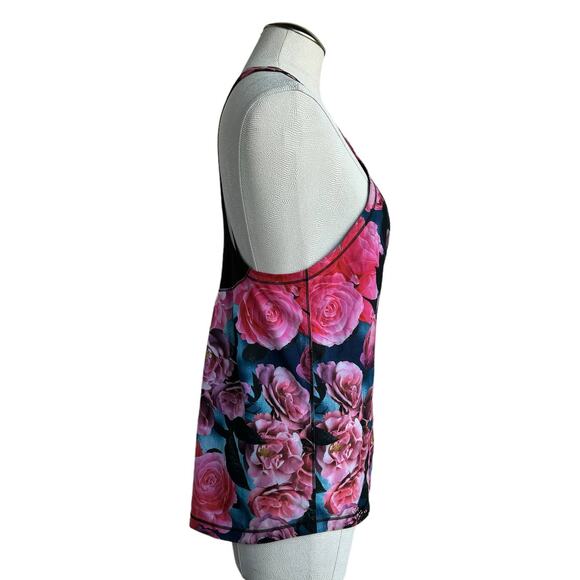Women's Lululemon Floral Print Secret Garden Tank Lightened Up Singlet Gym Top 4 - Picture 3 of 7